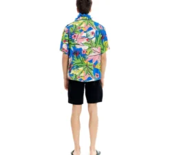 Camicia hawaiana tropicale per uomo