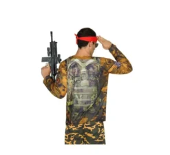 Camicia mimetica da soldato per Costume da uomo