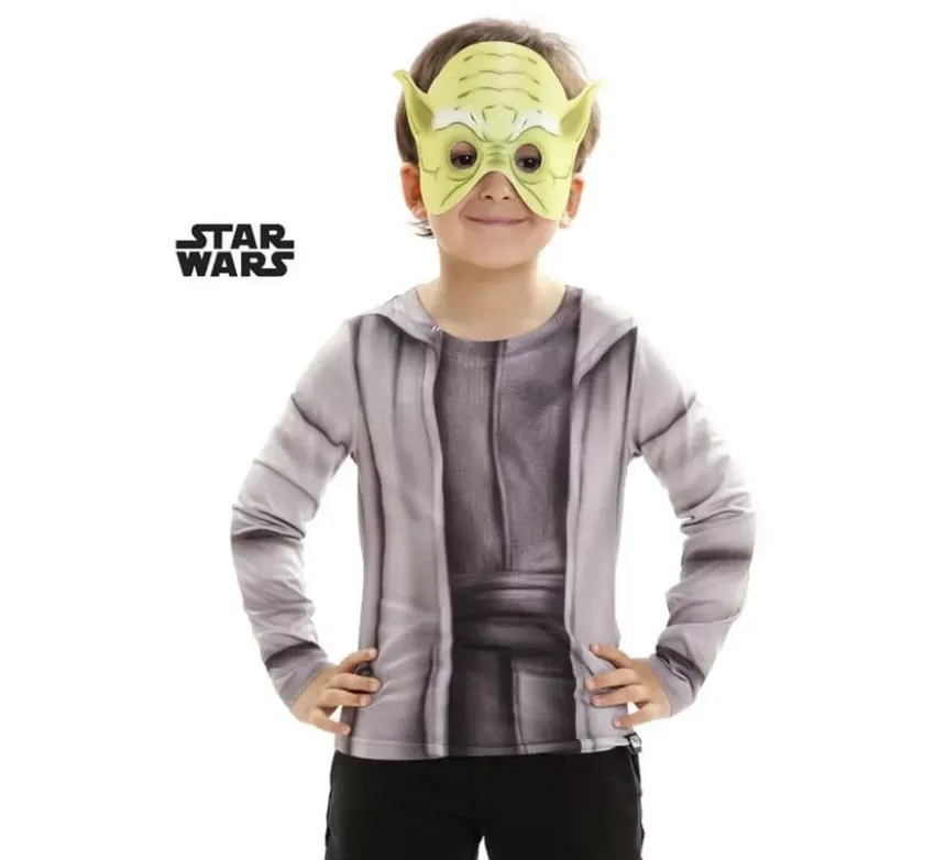 Camicia per ragazzo di yoda master star wars per ragazzo