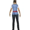 Camicia rossa e blu in costume bavarese per donna