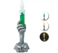 Candela di Halloween con luce in colori assortiti
