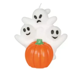 Candela fantasma con zucca 10 cm