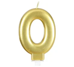 Candela Metallica Oro No. 0, 8 cm