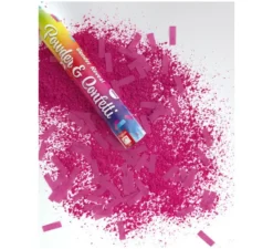 Cannone a polvere da sparo e coriandoli rosa per genere rivelano 30 cm