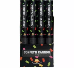 Cannone di coriandoli di carta da 40 cm