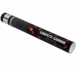 Cannone Kabuki Confetti di Carta Cuori Rossi 40 cm