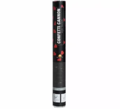 Cannone Kabuki Confetti di Carta Cuori Rossi 40 cm