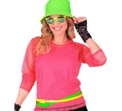 Canotta rosa neon da donna