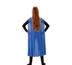Capo da supereroe da bambino blu da 90 cm