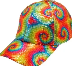 Cappellino anni '80 con paillettes