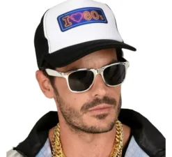 "Cappellino anni '80 ""I Love 80s"" per adulti"