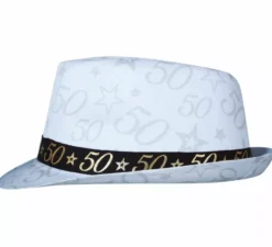 Cappellino bianco da gangster 50 anni