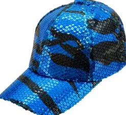 Cappellino Blue Waves con paillettes