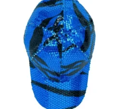 Cappellino Blue Waves con paillettes
