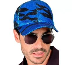 Cappellino Blue Waves con paillettes