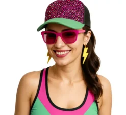Cappellino con stampa leopardata