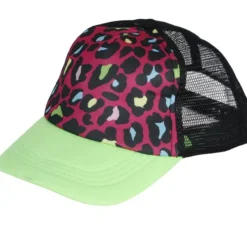 Cappellino con stampa leopardata