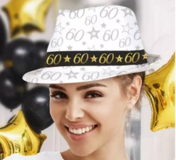 Cappellino Gangster Bianco 60 Anni