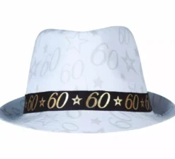 Cappellino Gangster Bianco 60 Anni