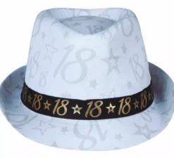 Cappellino Gangster Bianco 18 Anni