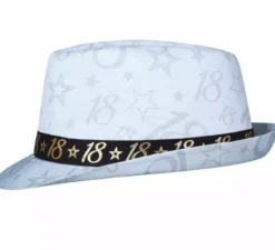 Cappellino Gangster Bianco 18 Anni