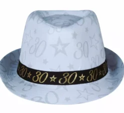 Cappellino Gangster bianco 30 anni