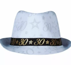 Cappellino Gangster bianco 30 anni