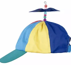 Cappellino multicolore con ventaglio
