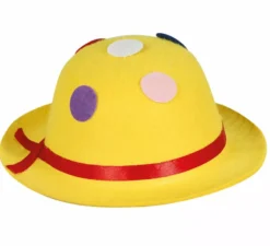Cappello a bombetta in feltro mini pagliaccio assortito