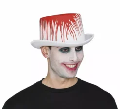 Cappello a cilindro con sangue in vari colori