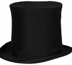 Cappello a cilindro inglese nero 21 cm adulto