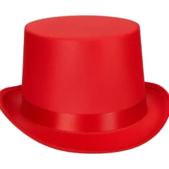 Cappello a cilindro in raso in vari colori