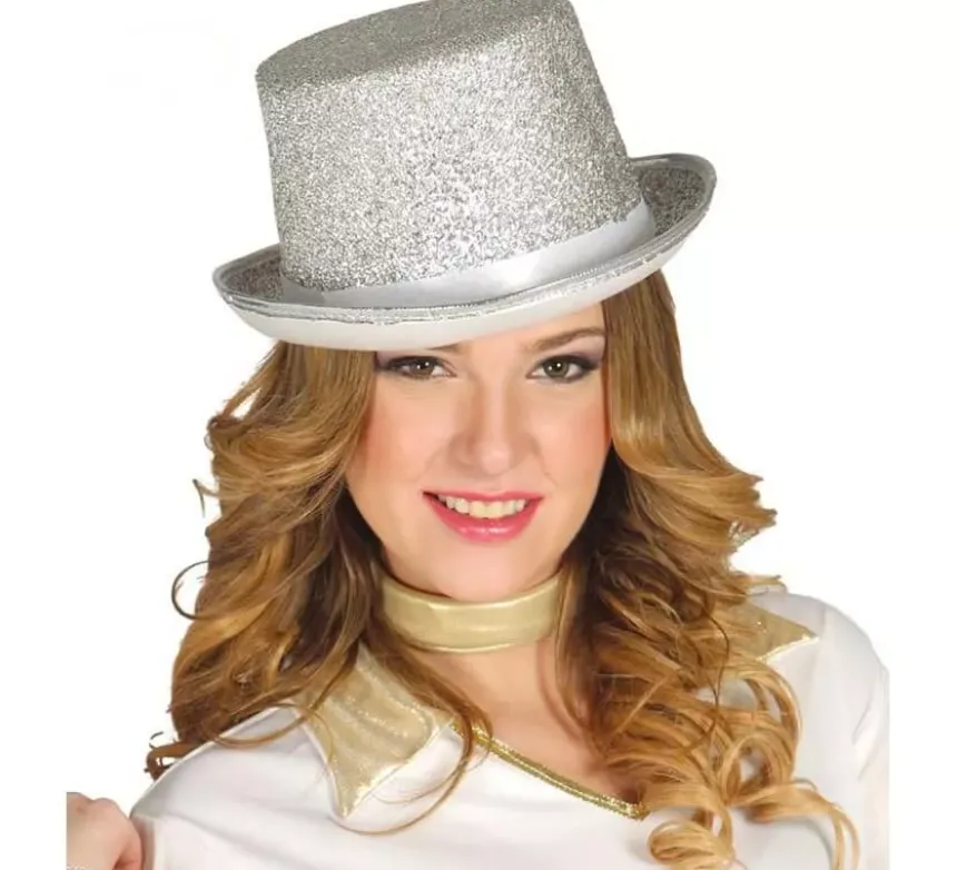Cappello a cilindro lucido in vari colori