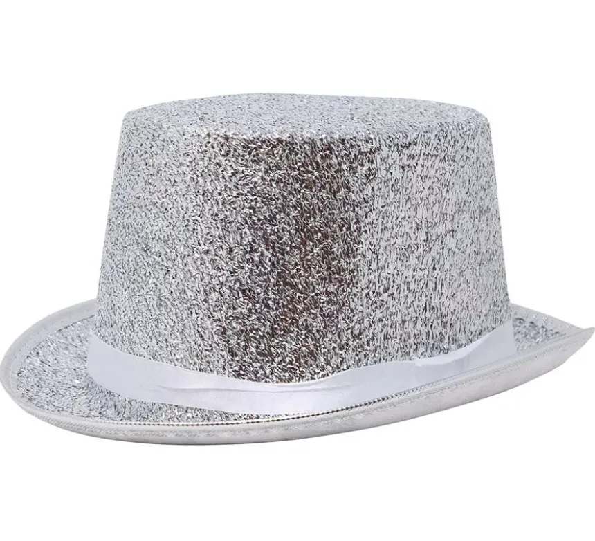 Cappello a cilindro lucido in vari colori