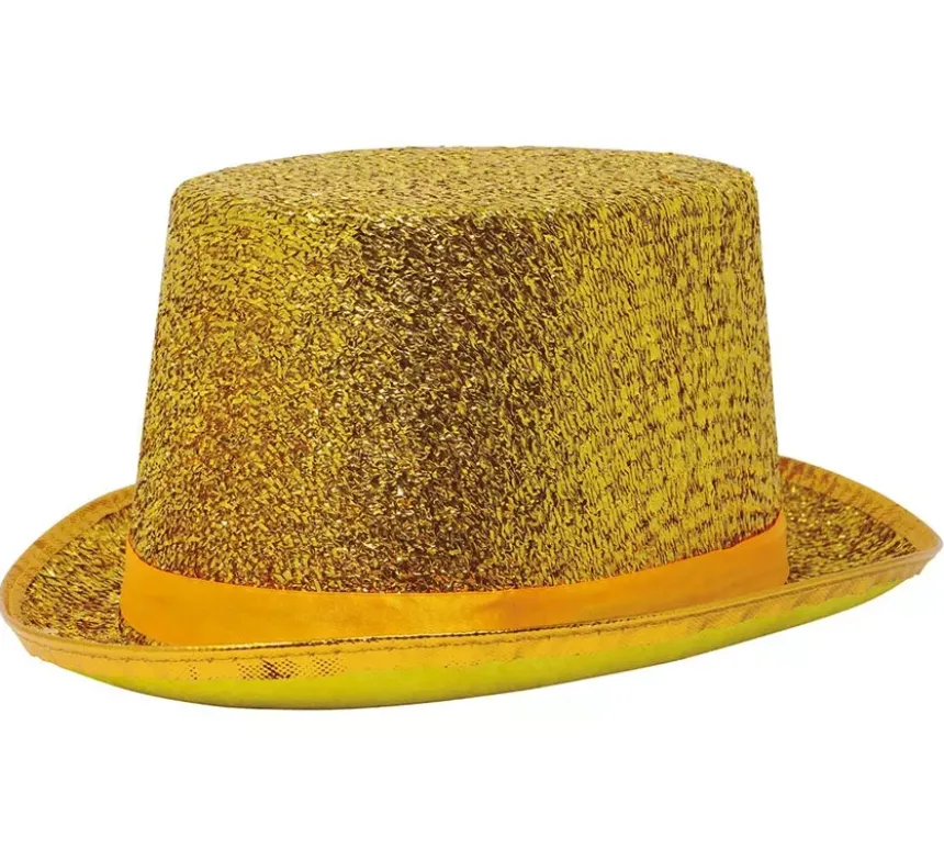 Cappello a cilindro lucido in vari colori