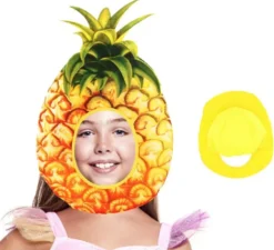 Cappello ad ananas con foglie