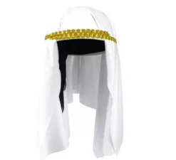 Cappello arabo bianco 19x50 cm