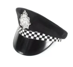 Cappello a scacchi della polizia, piccolo, 54-56 cm di circonferenza