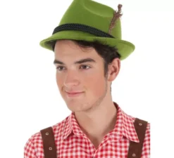Cappello bavarese con pizzo nero per adulti