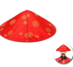Cappello cinese in raso