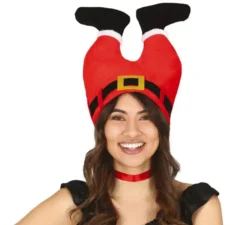 Cappello con le gambe di Babbo Natale