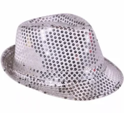 Cappello con paillettes in vari colori