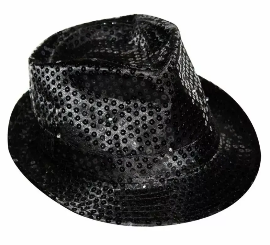 Cappello con paillettes in vari colori