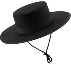 Cappello Cordoban in feltro nero