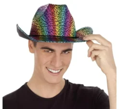 Cappello Cowboy animal print Arcobaleno