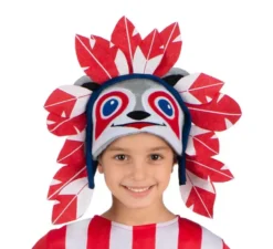 Cappello da bambino rosso e bianco dell'Indi Atlético de Madrid