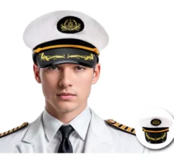 Cappello da Capitano di Barca per Adulti