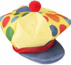 Cappello da clown a pois