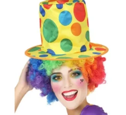 Cappello da clown a pois