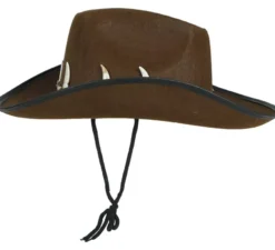 Cappello da cowboy australiano marrone per adulti
